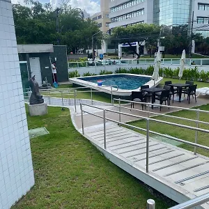 Flat Que Acomoda Ate 4 Pessoas Boa Viagem-recife Apartamento